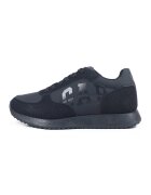 GAP Pantofi sport de piele ecologica cu logo - Negru