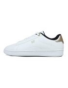 GAP Pantofi sport uni de piele ecologica - Alb/Auriu
