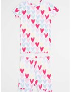 GAP Pijama cu model si pantaloni scurti - Multicolor