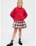 GAP Pulover tricotat cu decolteu la baza gatului - Rosu vermillion