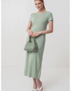 GAP Rochie maxi cu decupaj pe spate - Verde aquamarin