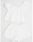GAP Set de bluza si pantaloni scurti - Alb