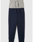 GAP Set de pantaloni de trening din amestec de bumbac - 2 piese - Gri melange/Bleumarin