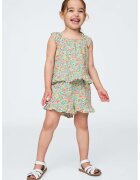 GAP Set de pantaloni scurti si top cu model floral - Multicolor