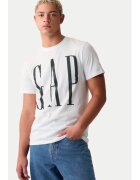 GAP Tricou barbati - 304986574 - Bumbac - Alb - Alb