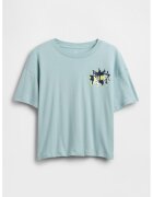 GAP Tricou cu paiete reversibile - Turcoaz/Albastru royal/Roz