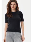 GAP Tricou dama - 305290144 - Bumbac/Modal - Negru - Negru