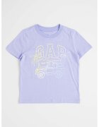 GAP Tricou de bumbac cu imprimeu - Lila