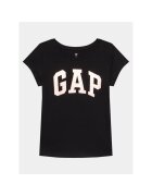 GAP Tricou fete - 303610869 - Bumbac - Negru - Negru