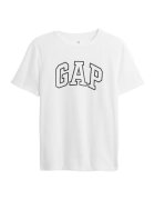 GAP Tricou Logo Tee 79700900 Copii Alb - Alb