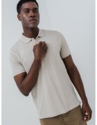 GAP Tricou polo cu logo discret - Maro nisip