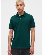 GAP Tricou polo cu logo discret - Verde padure
