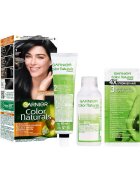 Garnier Vopsea de par permanenta Color Naturals 1 Ultra negru - 60+40+12ml
