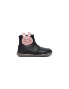 Garvalin Ghete pentru fete - 305467409 - piele naturala - negru/roz