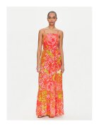 Gaudi Rochie dama - 305244840 - Viscoza - Portocaliu - Portocaliu