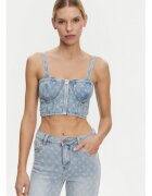 Gaudi Tricou dama - 305244673 - Bumbac - Albastru - Albastru