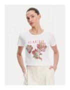 Gaudi Tricou dama 511BD64036 - Bumbac - Alb - Alb