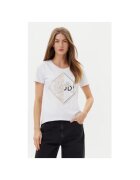 Gaudi Tricou dama 511BD64039 - Bumbac - Alb - Alb
