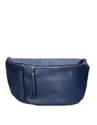 Gave Lux Borseta de piele Caelia - Albastru inchis