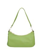 Gave Lux Geanta baguette de piele - Verde