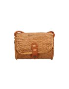Gave Lux Geanta barrel din rattan - realizata manual - Multicolor