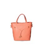 Gave Lux Geanta bucket de piele - Coral