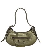 Gave Lux Geanta crossbody de piele cu aspect metalic - Verde