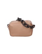 Gave Lux Geanta crossbody de piele cu maner lant - Maro taupe