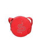 Gave Lux Geanta crossbody de piele cu nituri - Rosu