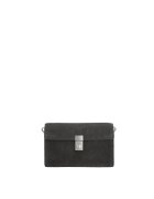 Gave Lux Geanta crossbody de piele intoarsa Celeste Prime - Negru