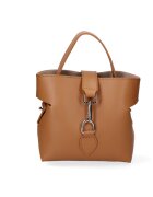 Gave Lux Geanta crossbody de piele - Maro cognac