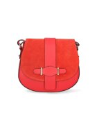 Gave Lux Geanta crossbody de piele - Rosu inchis