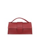 Gave Lux Geanta crossbody de piele - Visiniu