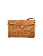 Gave Lux Geanta crossbody din rattan - realizata manual - Multicolor
