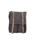 Gave Lux Geanta crossbody unisex cu buzunare cu fermoar - Negru