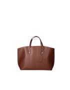Gave Lux Geanta de piele cu bareta si etui interior detasabil - Maro
