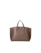 Gave Lux Geanta de piele cu bareta si etui interior detasabil - Maro taupe