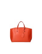 Gave Lux Geanta de piele cu bareta si etui interior detasabil - Portocaliu mandarina