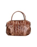 Gave Lux Geanta de piele cu maner si bareta detasabila - Maro cognac