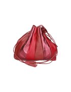 Gave Lux Geanta de piele texturata 25689 - Rosu