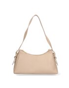 Gave Lux . Geanta din piele cu bareta de umar Calliope - Maro taupe