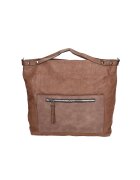Gave Lux Geanta hobo cu buzunar cu fermoar - Maro taupe