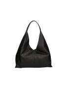 Gave Lux Geanta hobo de piele cu etui cu fermoar - Negru