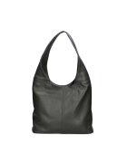 Gave Lux Geanta hobo de piele - Verde inchis