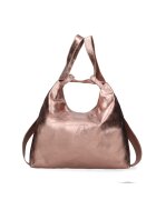 Gave Lux Geanta hobo din piele Edera - Roz prafuit