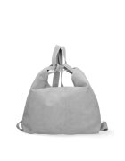 Gave Lux Geanta hobo din piele intoarsa Silvana - Gri