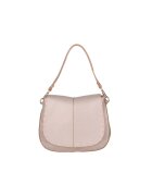 Gave Lux Geanta saddle de piele - Maro taupe deschis