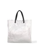 Gave Lux Geanta tote cu model uni Ereva - Argintiu