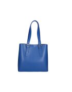 Gave Lux Geanta tote de piele cu etui detasabil - Albastru royal