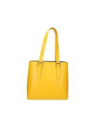 Gave Lux Geanta tote de piele cu etui detasabil - Galben